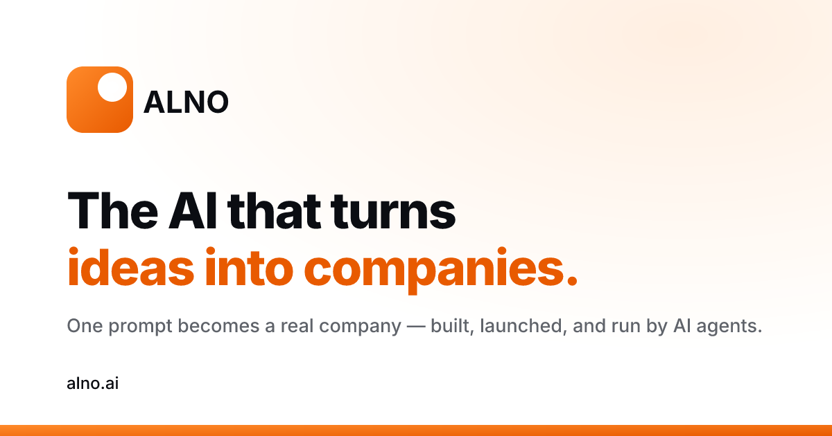 We built an AI that turns your idea into a company. Looking for our first users